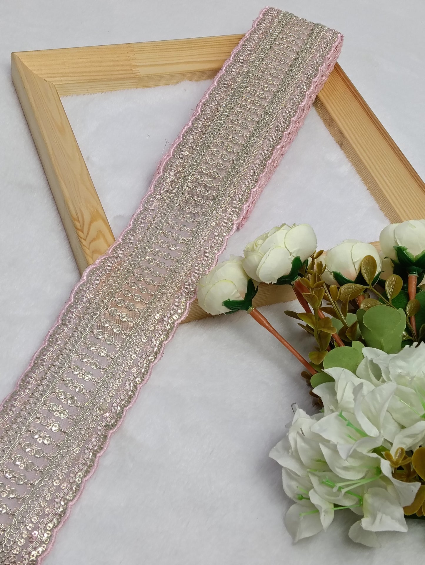 Embroidery Lace Jari Border