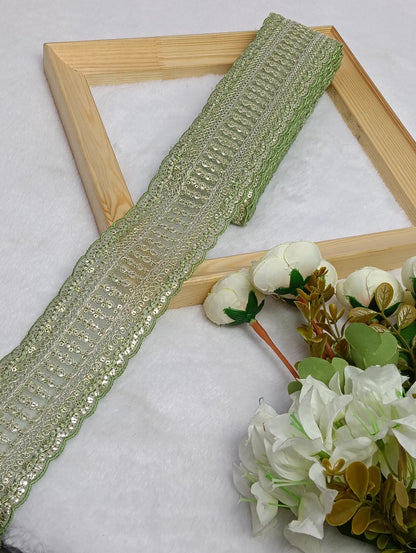 Embroidery Lace Jari Border