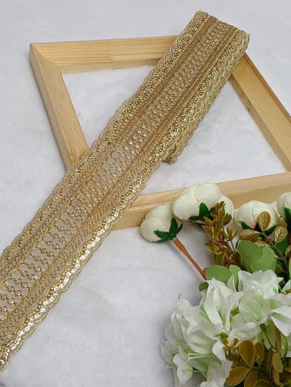 Embroidery Lace Jari Border
