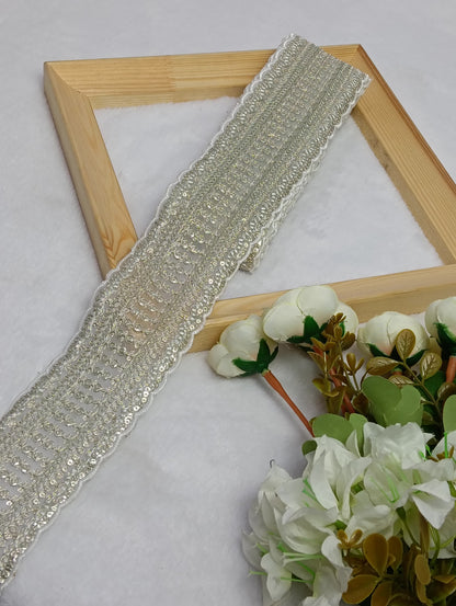 Embroidery Lace Jari Border