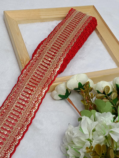 Embroidery Lace Jari Border