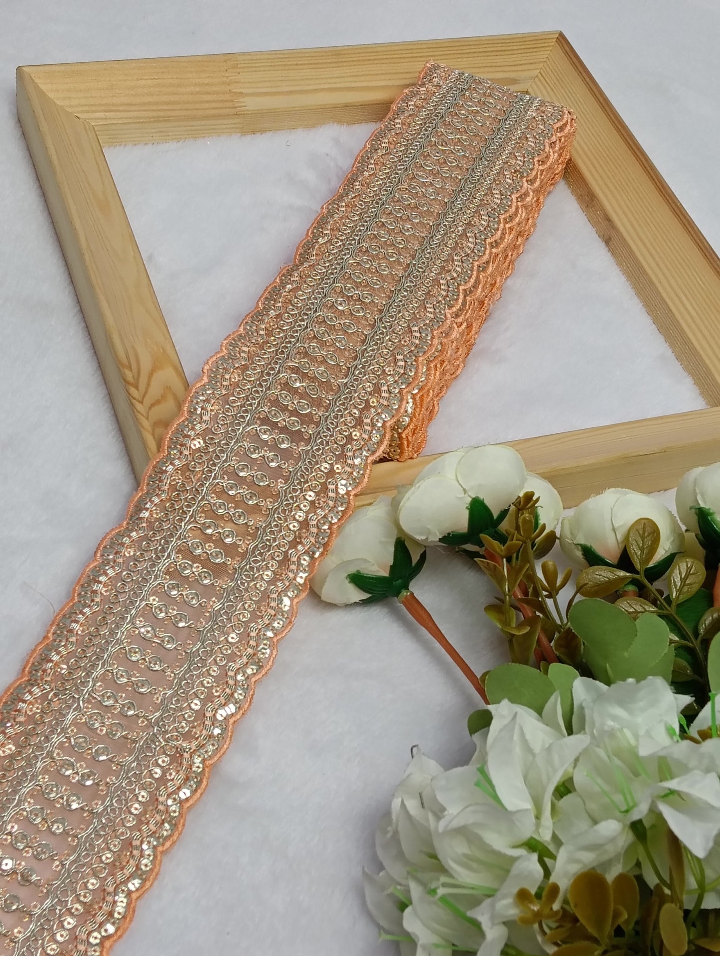 Embroidery Lace Jari Border