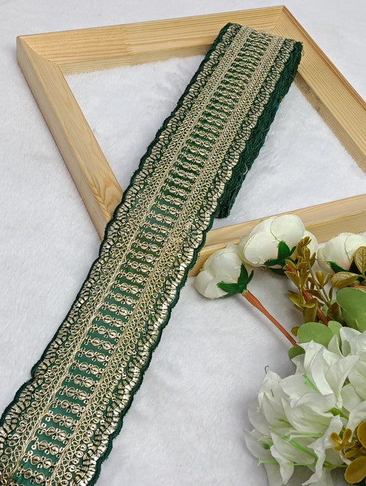 Embroidery Lace Jari Border