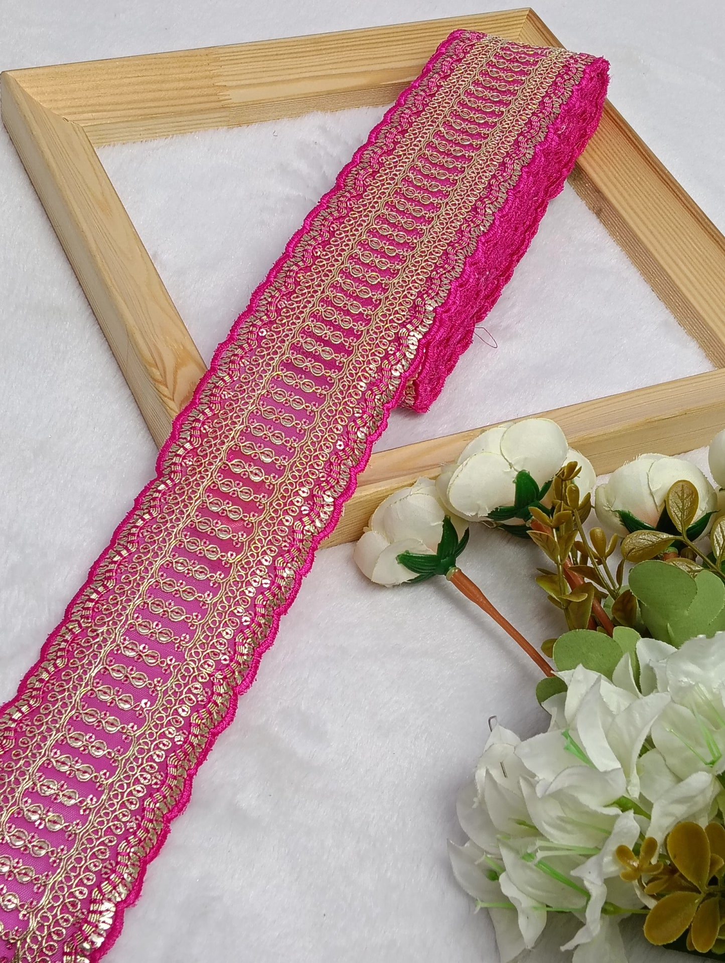 Embroidery Lace Jari Border