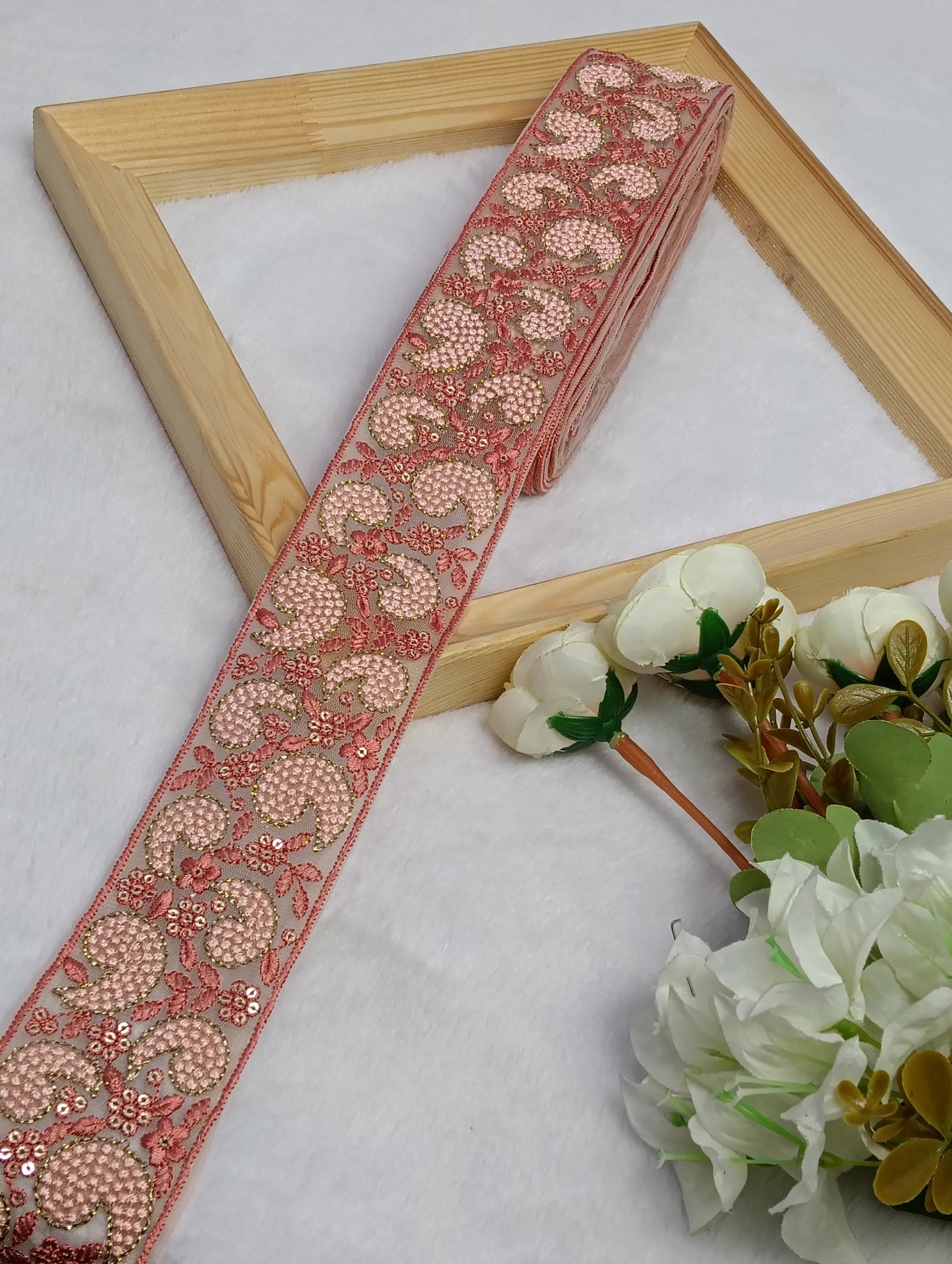 Embroidery Lace Jari Border