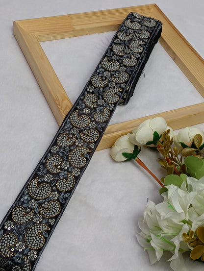 Embroidery Lace Jari Border