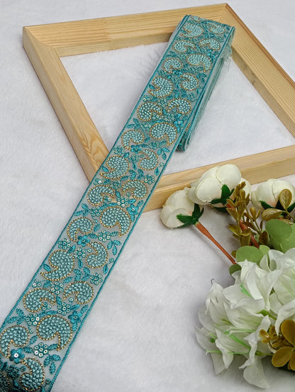 Embroidery Lace Jari Border
