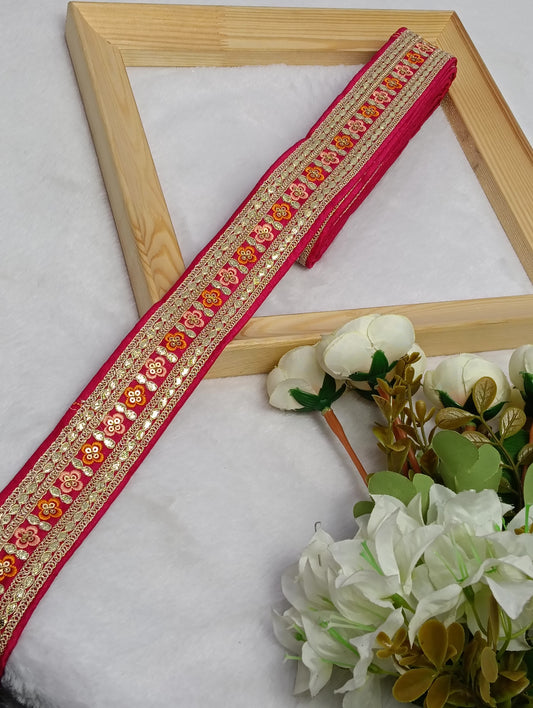 Embroidery Lace Jari Border