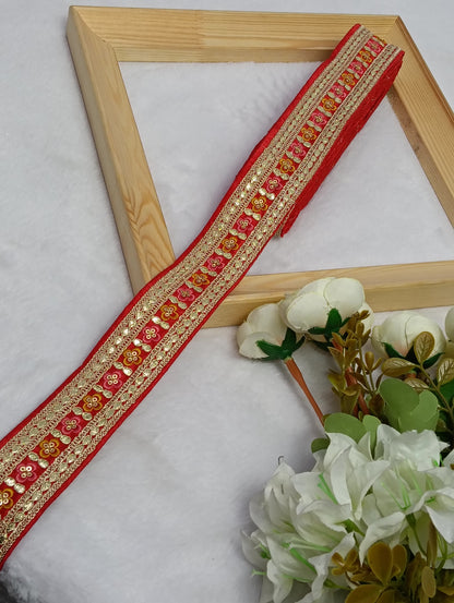 Embroidery Lace Jari Border