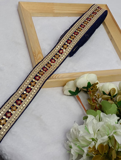 Embroidery Lace Jari Border