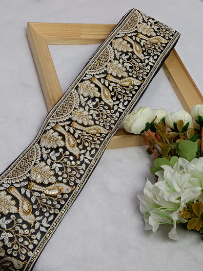 Embroidery Lace Jari Border
