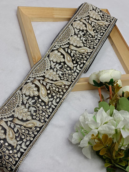 Embroidery Lace Jari Border