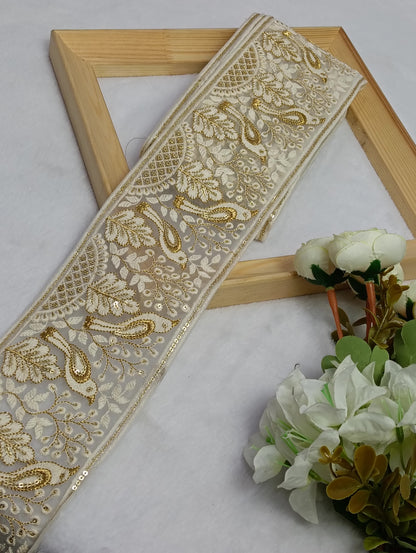 Embroidery Lace Jari Border