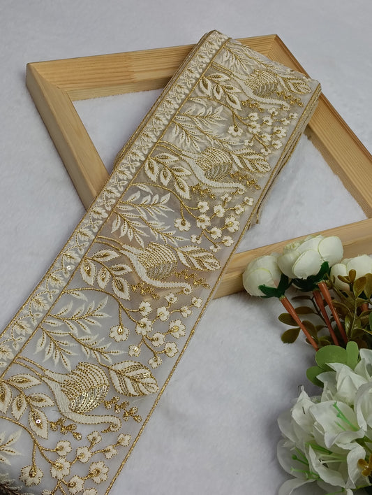 Embroidery Lace Jari Border
