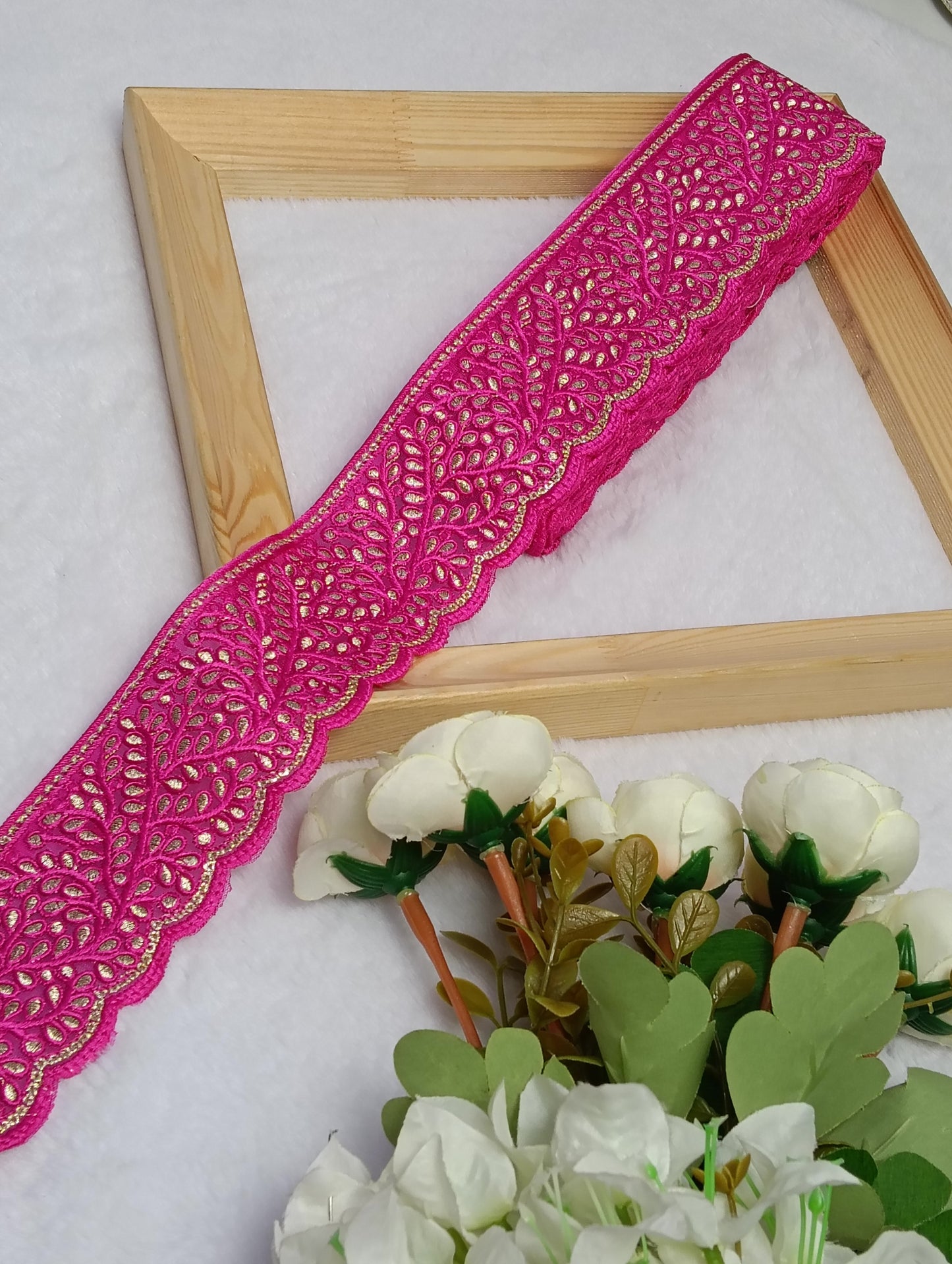Embroidery Lace Jari Border