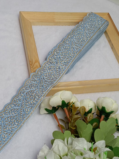 Embroidery Lace Jari Border