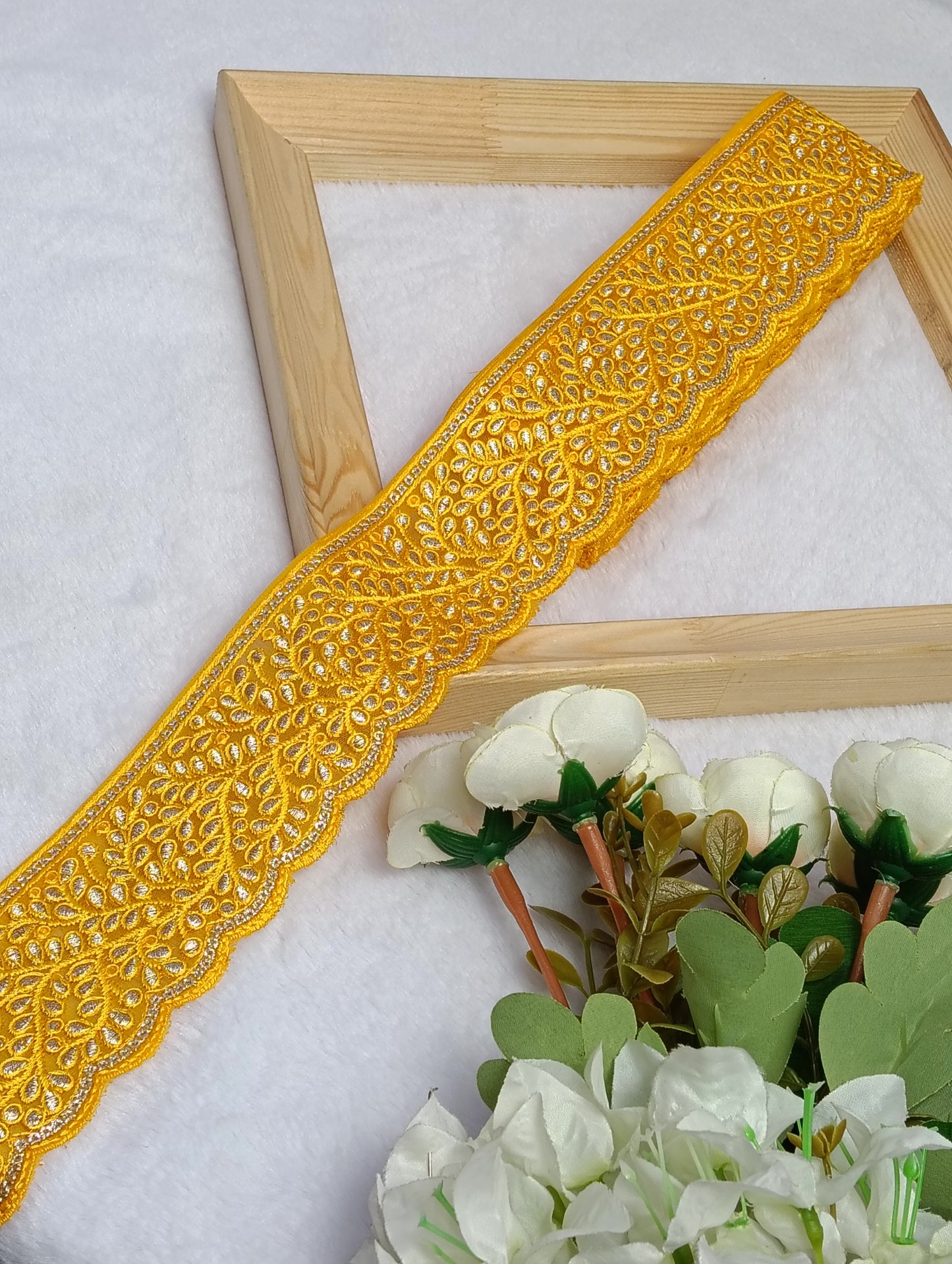 Embroidery Lace Jari Border