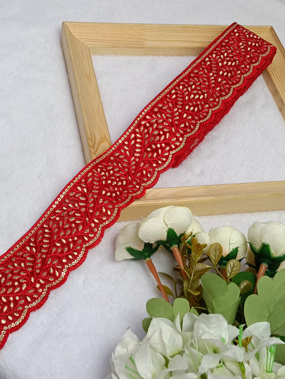 Embroidery Lace Jari Border