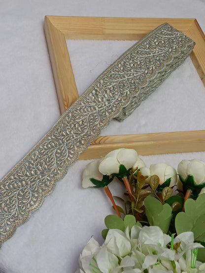 Embroidery Lace Jari Border