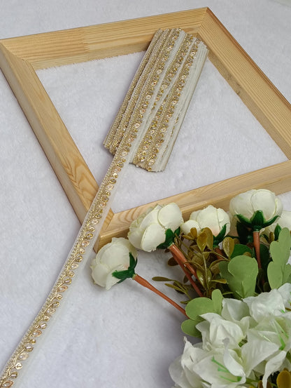 Embroidery Lace Jari Border