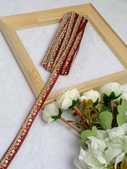 Embroidery Lace Jari Border