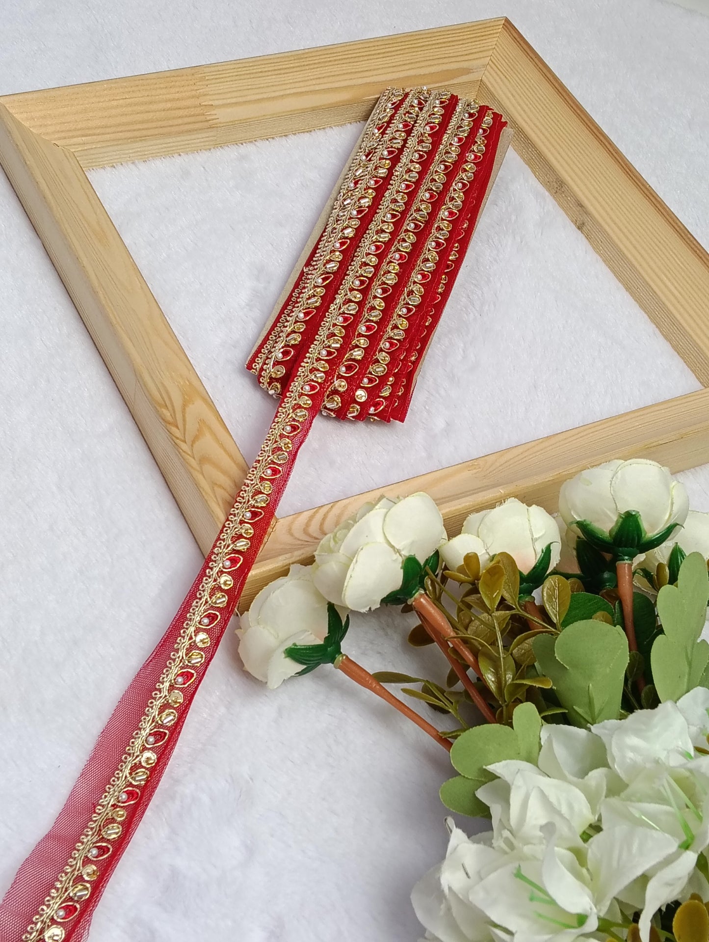 Embroidery Lace Jari Border