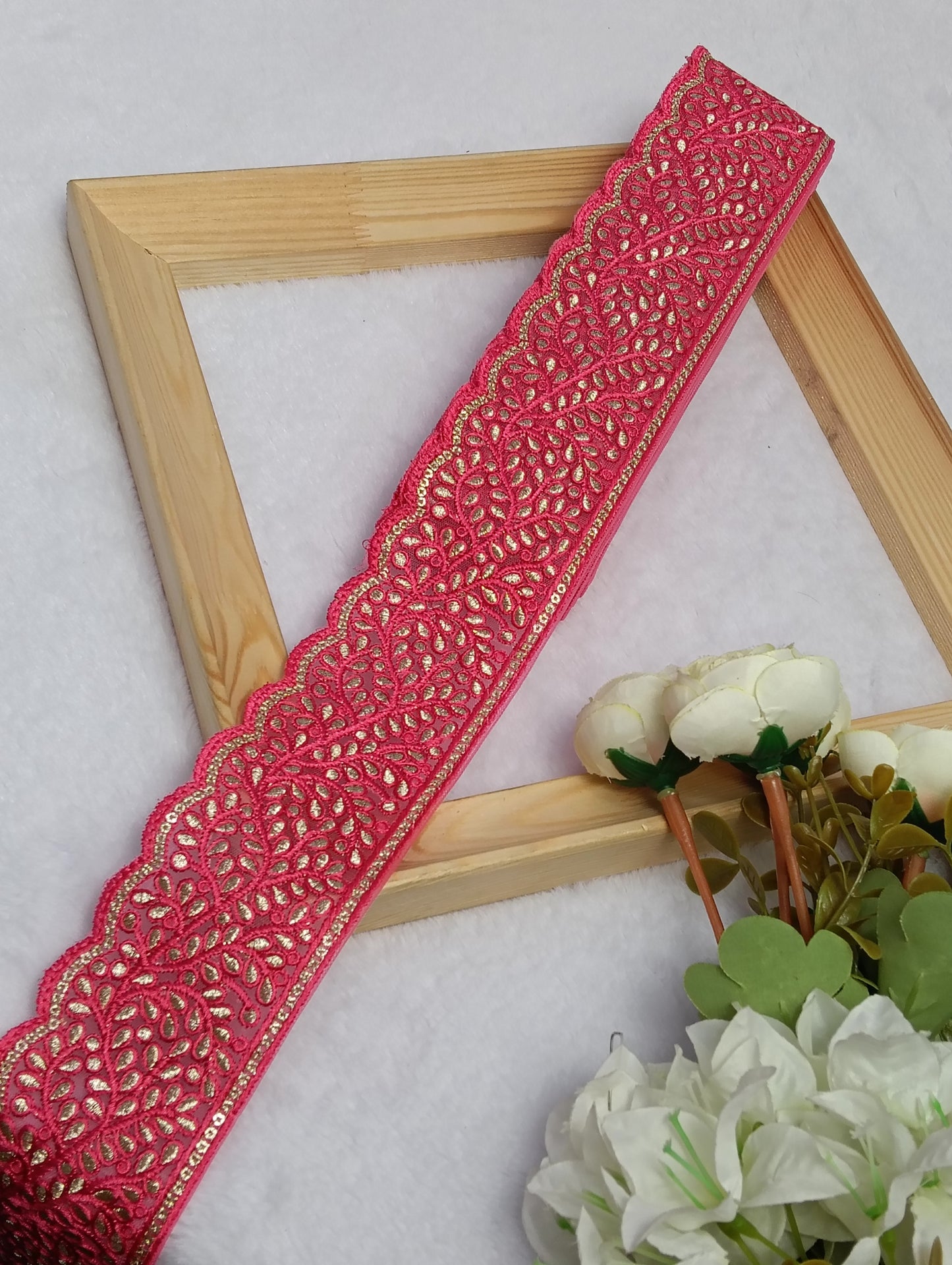 Embroidery Lace Jari Border