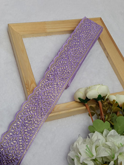 Embroidery Lace Jari Border