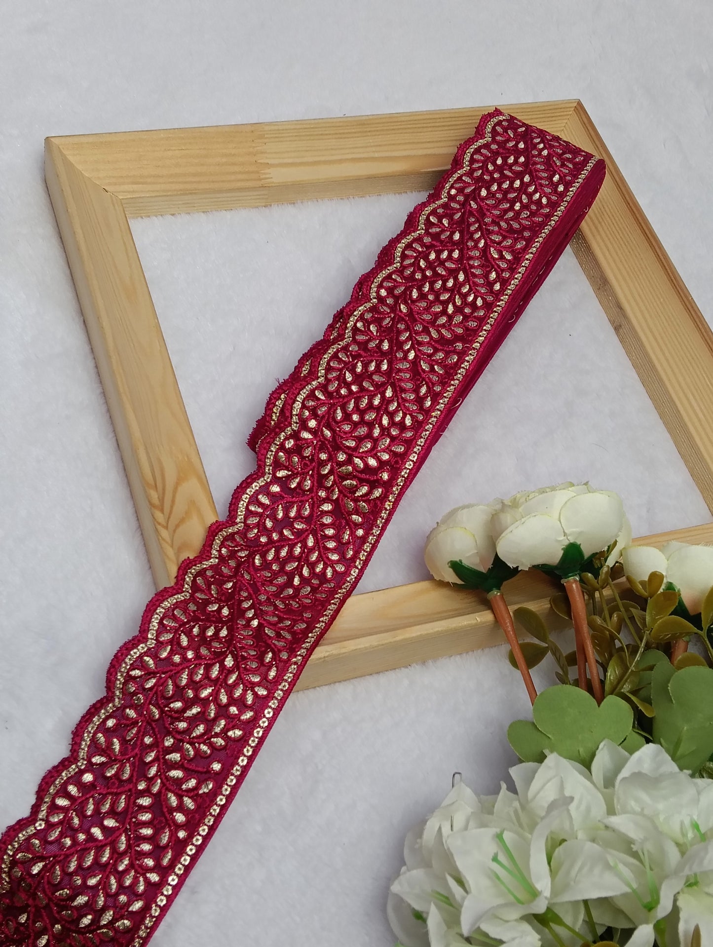 Embroidery Lace Jari Border
