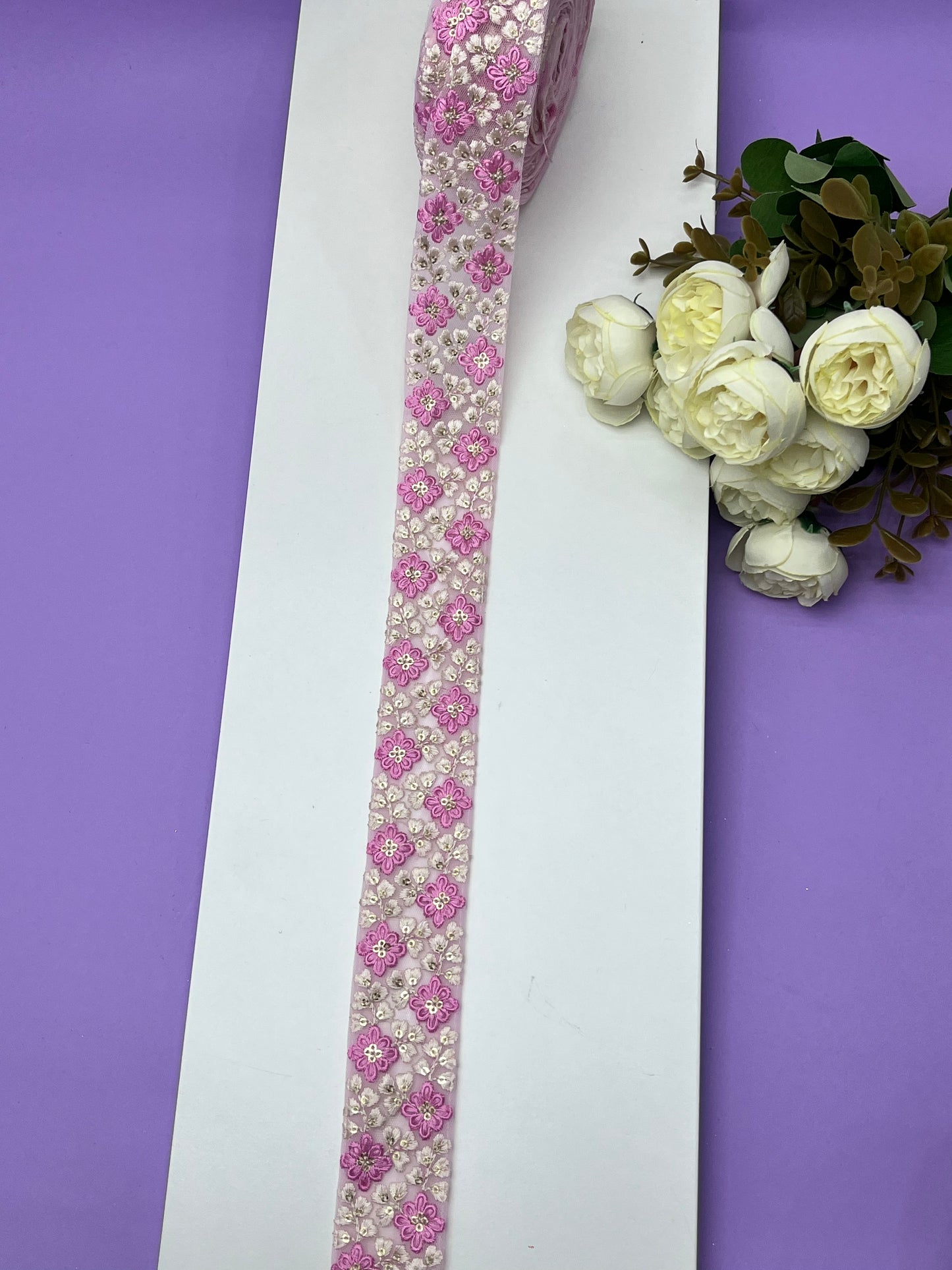 Embroidery Lace Jari Border JA13964