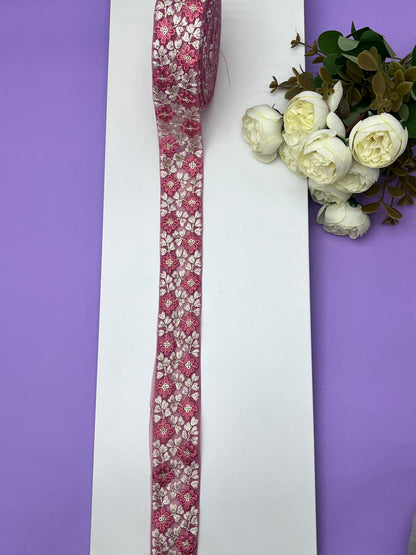 Embroidery Lace Jari Border JA13964