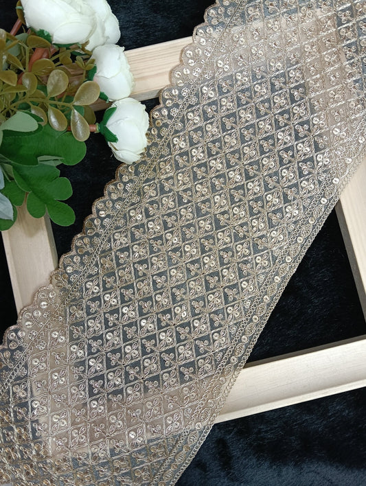 Designer Machine-Work Borders — Heavy Suit Transformations JA14608 - Artiza Lace