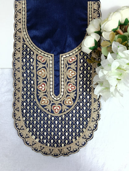 Embroidered Neck Patch Design NE1308 - Artiza Lace