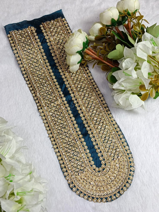 Embroidered Neck Patch Design NE1349 - Artiza Lace