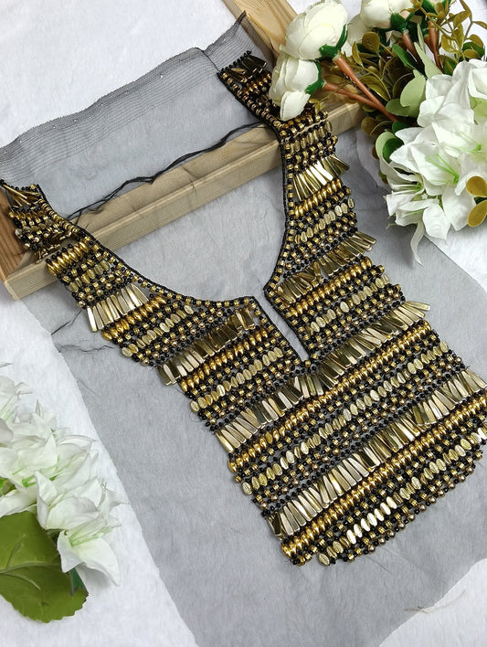 Embroidered Neck Patch Design NE1355 - Artiza Lace