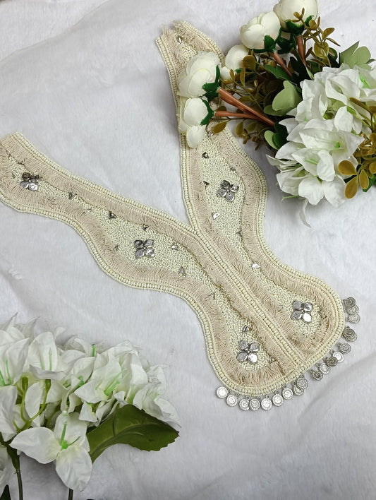 Embroidered Neck Patch Design NE1357 - Artiza Lace