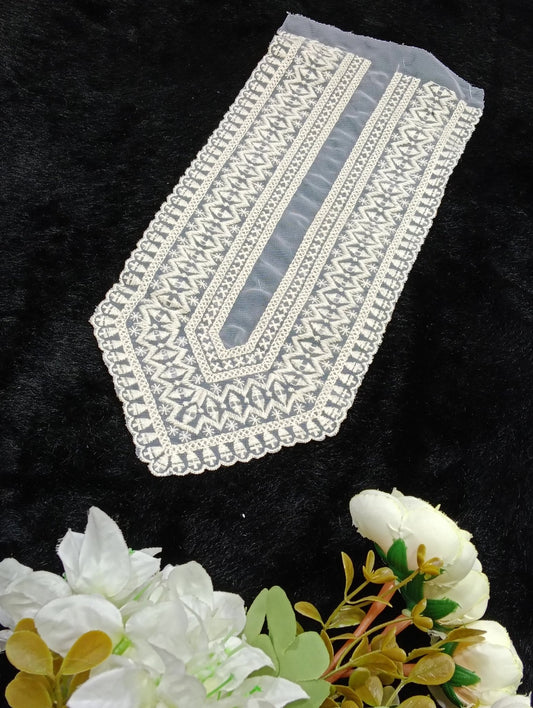 Embroidered Neck Patch Design NE1385 - Artiza Lace