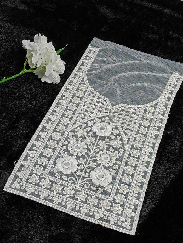 Embroidered Neck Patch Design NE1389 - Artiza Lace