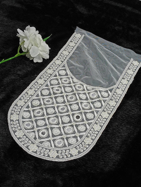 Embroidered Neck Patch Design NE1390 - Artiza Lace