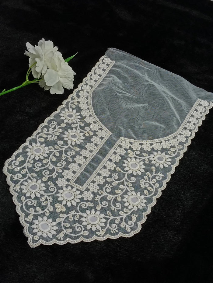 Embroidered Neck Patch Design NE1391 - Artiza Lace