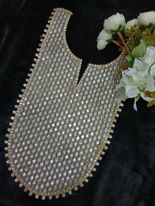 Embroidered Neck Patch Design NE15 - Artiza Lace