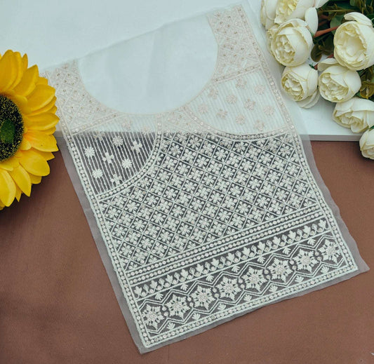 Embroidered Neck Patch Design NE258 - Artiza Lace