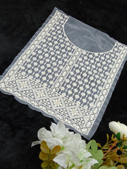 Embroidered Neck Patch Design NE264 - Artiza Lace