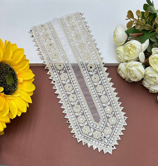 Embroidered Neck Patch Design NE275 - Artiza Lace