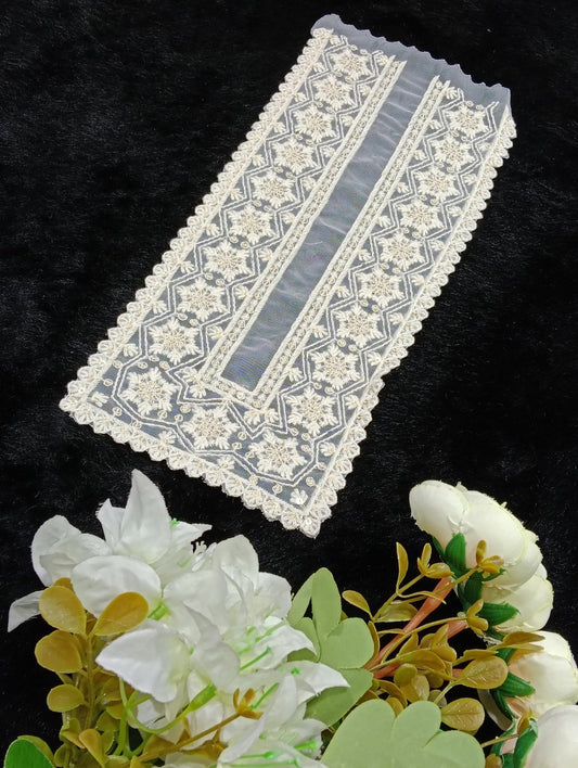 Embroidered Neck Patch Design NE282 - Artiza Lace