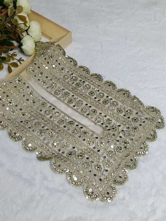 Embroidered Neck Patch Design NE312 - Artiza Lace