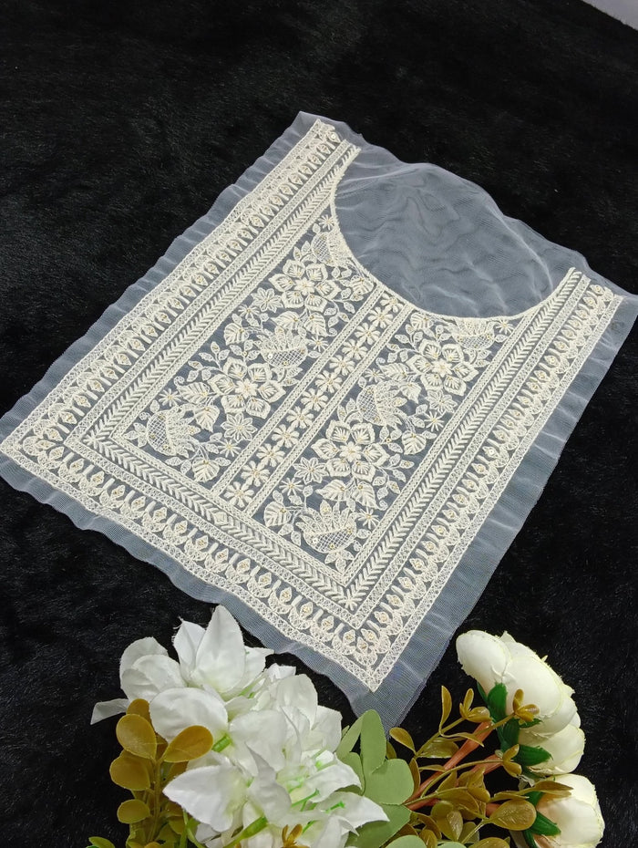 Embroidered Neck Patch Design NE382 - Artiza Lace