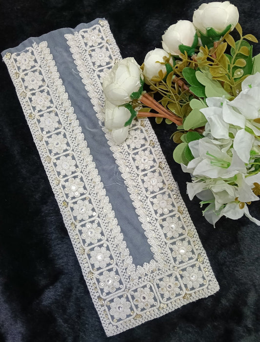 Embroidered Neck Patch Design NE430 - Artiza Lace