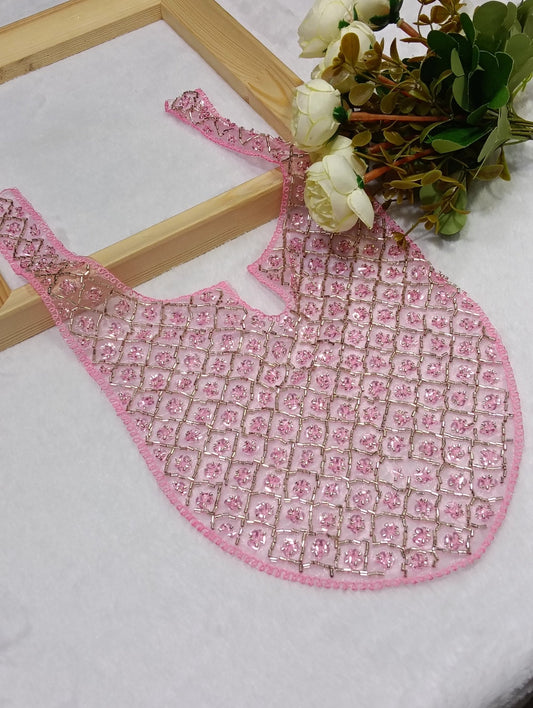 Embroidered Neck Patch Design NE544 - Artiza Lace