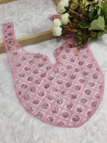 Embroidered Neck Patch Design NE545 - Artiza Lace